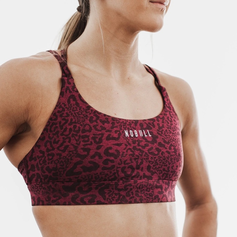 NoBull PLUSH HEATHER SPORTS BRA